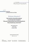 Ehrbare Staaten? Die deutsche Generationenbilanz im internationalen Vergleich: Wie gut ist Deutschland auf die demografische Herausforderung vorbereitet?