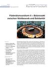 Föderalismusreform II – Balanceakt zwischen Wettbewerb und Solidarität