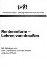Rentenreform – Lehren von draußen