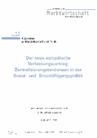 Der neue europäische Verfassungsvertrag: Zentralisierungstendenzen in der Sozial- und Beschäftigungspolitik
