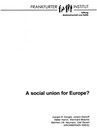 A social union for Europe?