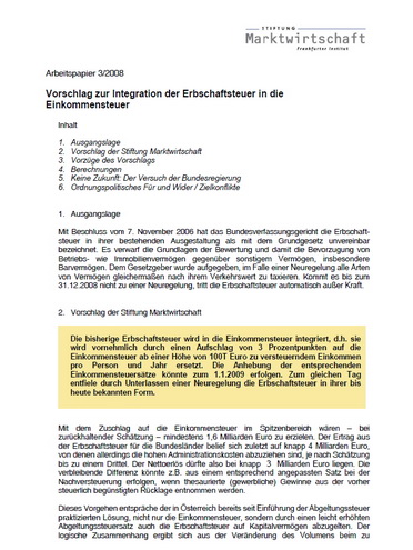 Befreiungsschlag bei der Erbschaftsteuer