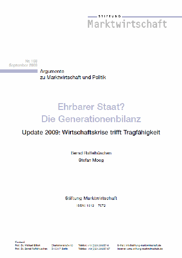 Ehrbarer Staat? Update 2009: Wirtschaftskrise trifft Tragfähigkeit