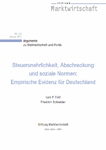 Steuerunehrlichkeit, Abschreckung und soziale Normen: Empirische Evidenz für Deutschland