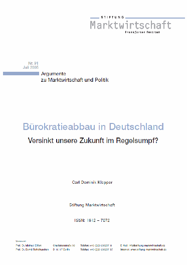 Bürokratieabbau in Deutschland: Versinkt unsere Zukunft im Regelsumpf?