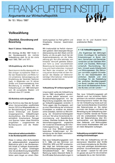 Volkszählung