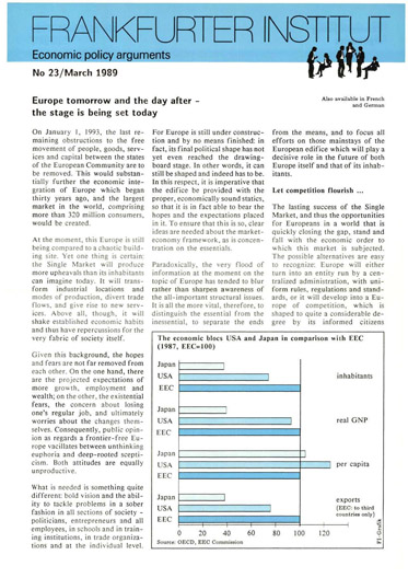 Europe tomorrow and the day after – the stage is being set today