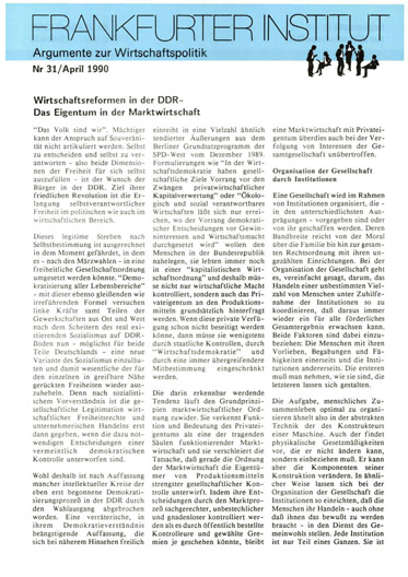 Wirtschaftsreformen in der DDR – Das Eigentum in der Marktwirtschaft