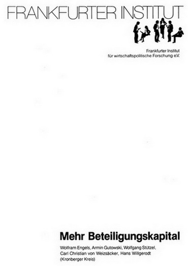 Mehr Beteiligungskapital
