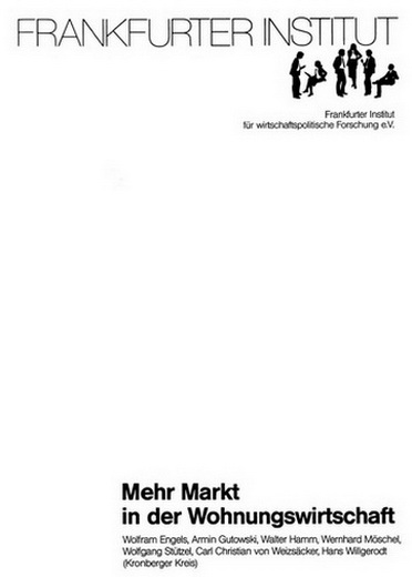 Mehr Markt in der Wohnungswirtschaft