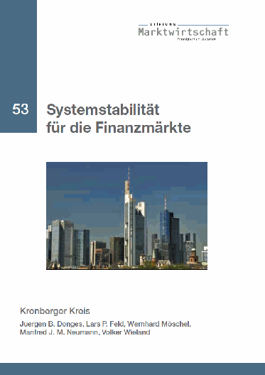 Systemstabilität für die Finanzmärkte