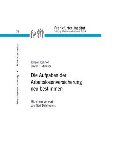 Die Aufgaben der Arbeitslosenversicherung neu bestimmen